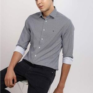 Tommy Hilfiger Dark Navy & Optic White Shirt